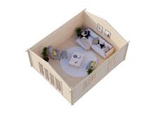 Obrázek k výrobku 21035 - ZAHRADNÍ DOMEK  Irene 23,9 m2 (470x570cm) tl. 44mm