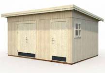 Obrázek k výrobku 35080 - ZAHRADNÍ DOMEK Kalle 13,7 m2 456 x 332 cm tl.:18+70 mm