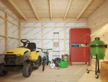 Obrázek k výrobku 48928 - ZAHRADNÍ DOMEK Kalle 16,9 m2 561x330 CM tl.: 18+70 mm