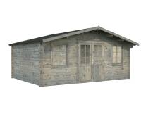 Obrázek k výrobku 34640 - ZAHRADNÍ DOMEK Klara 17 m2 504 x 380 cm tl.: 28 mm