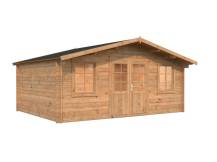 Obrázek k výrobku 34640 - ZAHRADNÍ DOMEK Klara 17 m2 504 x 380 cm tl.: 28 mm