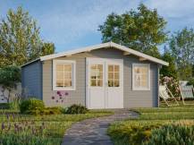 Obrázek k výrobku 34640 - ZAHRADNÍ DOMEK Klara 17 m2 504 x 380 cm tl.: 28 mm