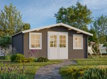 Obrázek k výrobku 34640 - ZAHRADNÍ DOMEK Klara 17 m2 504 x 380 cm tl.: 28 mm