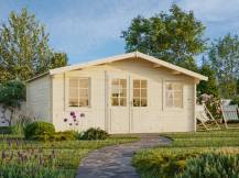 Obrázek k výrobku 34640 - ZAHRADNÍ DOMEK Klara 17 m2 504 x 380 cm tl.: 28 mm