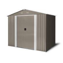 Obrázek k výrobku 82471 - Zahradní domek kovový Riwall PRO RMSA 6x8 hnědý