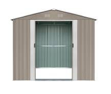 Obrázek k výrobku 82471 - Zahradní domek kovový Riwall PRO RMSA 6x8 hnědý