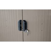 Obrázek k výrobku 82471 - Zahradní domek kovový Riwall PRO RMSA 6x8 hnědý