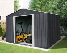 Obrázek k výrobku 82472 - Zahradní domek kovový Riwall PRO RMSA 8x10 antracit