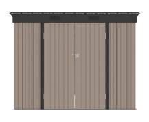 Obrázek k výrobku 82475 - Zahradní domek kovový Riwall PRO RMSP 6x8 hnědý