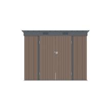 Obrázek k výrobku 82475 - Zahradní domek kovový Riwall PRO RMSP 6x8 hnědý