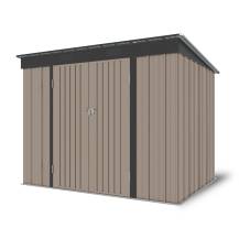 Obrázek k výrobku 82475 - Zahradní domek kovový Riwall PRO RMSP 6x8 hnědý
