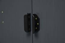 Obrázek k výrobku 91886 - Zahradní domek kovový Riwall PRO RMSP 9x8 Anthracite LUX antracit