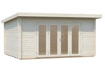 Obrázek k výrobku 39367 - Zahradní domek LEA 14,2 m2  470 x 350 cm tl. 44 mm