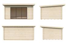 Obrázek k výrobku 82520 - Zahradní domek LEA 14,2 m2 s posuvnými dveřmi s dvojitým sklem Zahradní domek LEA 14,2 m2 s posuvnými dveřmi s dvojitým sklem