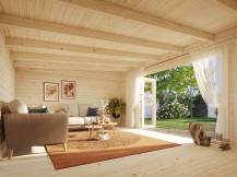 Obrázek k výrobku 39372 - Zahradní domek LEA 19,4 m2 550 x 400 cm tl 44. mm