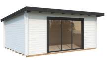 Obrázek k výrobku 82540 - Zahradní domek LEA 19,4 m2 s posuvnými dveřmi s dvojitým sklem Zahradní domek LEA 19,4 m2 s posuvnými dveřmi s dvojitým sklem