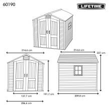 Obrázek k výrobku 41571 - zahradní domek LIFETIME 60014 / 60190 FOX