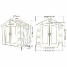 Obrázek k výrobku 41843 - zahradní domek LIFETIME 6418 DIY