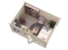 Obrázek k výrobku 20950 - ZAHRADNÍ DOMEK Lisa 11,5 m2  (420x320cm) tl. 34mm