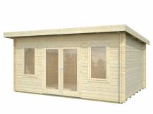 Obrázek k výrobku 28287 - ZAHRADNÍ DOMEK Lisa 14,2 m2  470 x 350 cm tl. 444 mm