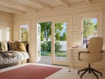 Obrázek k výrobku 28287 - ZAHRADNÍ DOMEK Lisa 14,2 m2  470 x 350 cm tl. 444 mm