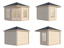 Obrázek k výrobku 34607 - ZAHRADNÍ DOMEK  Melanie 6,8 m2 (300cm x 300cm) tl. 28mm