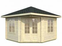 Obrázek k výrobku 34610 - ZAHRADNÍ DOMEK Melanie 9,6 m2  (350cm x 350cm) tl. 44mm