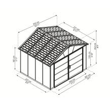 Obrázek k výrobku 62446 - Zahradní domek Palram Yukon 11