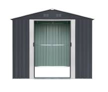 Obrázek k výrobku 82470 - Zahradní domek Riwall PRO RMSA 6x8 Anthracite se sedlovou střechou Antracit