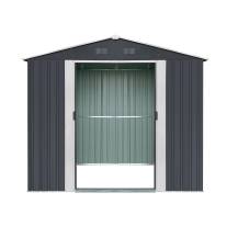 Obrázek k výrobku 82470 - Zahradní domek Riwall PRO RMSA 6x8 Anthracite se sedlovou střechou Antracit