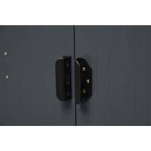 Obrázek k výrobku 82470 - Zahradní domek Riwall PRO RMSA 6x8 Anthracite se sedlovou střechou Antracit