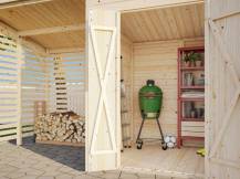 Obrázek k výrobku 82207 - Zahradní domek s dřevníkem Leif 3,0 + 2,9  m2