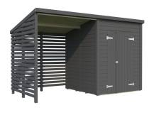 Obrázek k výrobku 82207 - Zahradní domek s dřevníkem Leif 3,0 + 2,9  m2
