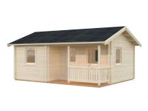 Obrázek k výrobku 21061 - ZAHRADNÍ DOMEK Sandra 21,5 + 3,7 m2 (620x470cm) tl. 70mm