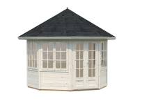 Obrázek k výrobku 21046 - ZAHRADNÍ DOMEK Veronica 4 6,7 m2 (průměr 289 cm) tl. 28mm