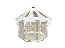 Obrázek k výrobku 20548 - ZAHRADNÍ DOMEK Veronica 4 9,2m2 (průměr 337) tl. 34mm