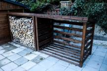 Obrázek k výrobku 82533 - Zahradní dřevník Herold 22120 se zadní stěnou a s podlahovým roštem Zahradní dřevník Herold 22120 se zadní stěnou a s podlahovým roštem