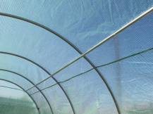 Obrázek k výrobku 95064 - Zahradní fóliovník s pevnými dveřmi, 4x2,5x2m