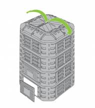 Obrázek k výrobku 82428 - Zahradní kompostér Multi composter 1120l