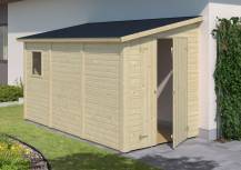 Obrázek k výrobku 48911 - Zahradní nářaďový přístavek MIA 5,2 m2  tl. 16 mm 333x166 cm