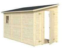 Obrázek k výrobku 48911 - Zahradní nářaďový přístavek MIA 5,2 m2  tl. 16 mm 333x166 cm