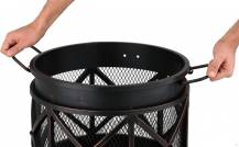 Obrázek k výrobku 71765 - Zahradní ohniště ocelové 2v1 42cm