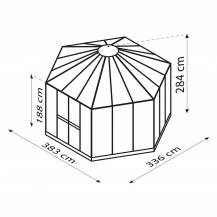 Obrázek k výrobku 41711 - zahradní pavilon VITAVIA HERA 9000 zelený