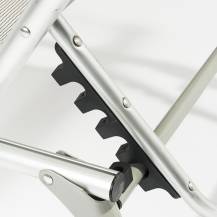 Obrázek k výrobku 90707 - Zahradní rozkládací lehátko se stříškou šedé