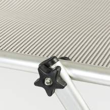 Obrázek k výrobku 90707 - Zahradní rozkládací lehátko se stříškou šedé