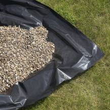 Obrázek k výrobku 88315 - Zakrývací folie, plachta černá 6x8m 0,1mm