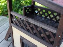 Obrázek k výrobku 81378 - Zateplená bouda pro kočky KERBL 4-SEASON DELUXE 88x57x77cm