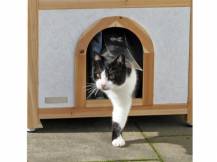 Obrázek k výrobku 81595 - Zateplená bouda pro kočky KERBL TYROL ALPIN 88x57x77cm