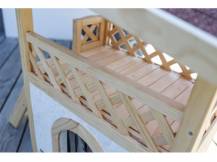 Obrázek k výrobku 81595 - Zateplená bouda pro kočky KERBL TYROL ALPIN 88x57x77cm